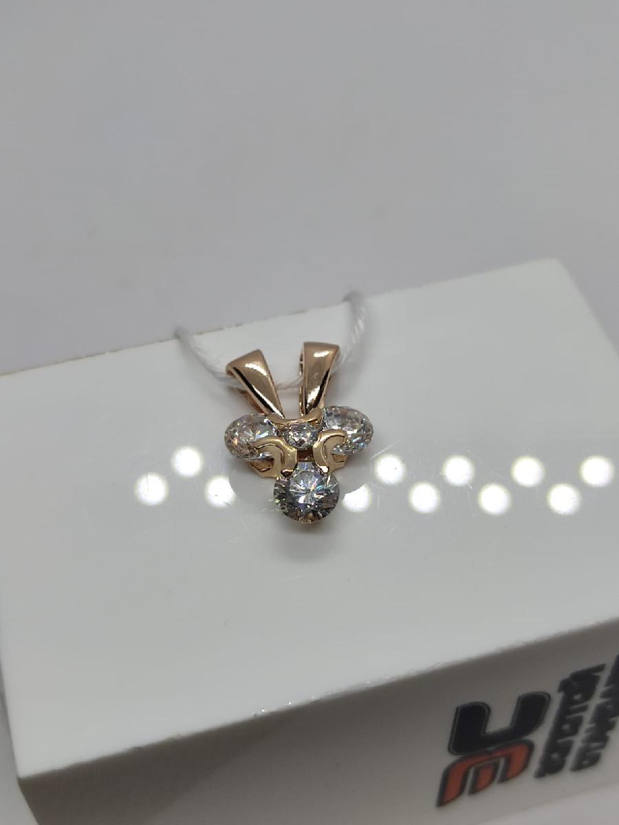 ПОДВЕСКА С КАМНЯМИ (Au 585)