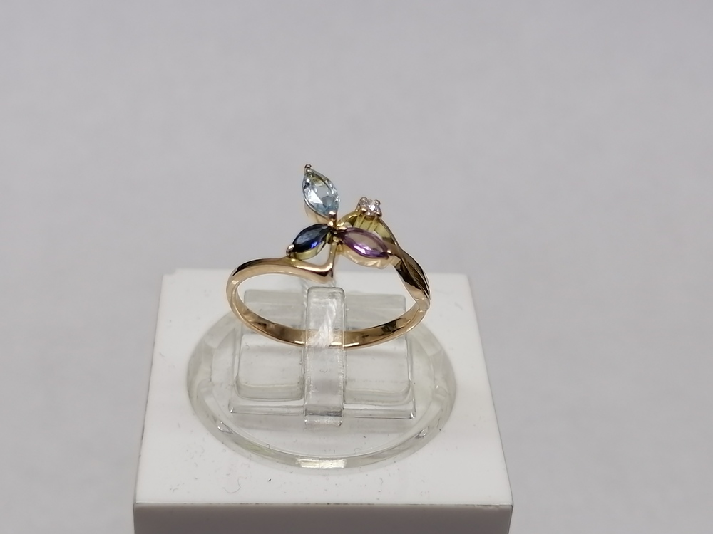 КОЛКМИ585 КОЛЬЦО С КАМНЯМИ (Au 585) КОЛКМИ585 КОЛЬЦО С КАМНЯМИ (Au 585)