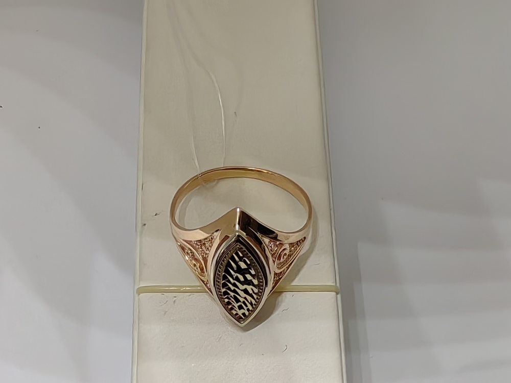 К-346_au КОЛЬЦО БЕЗ КАМНЯ (Au 585)