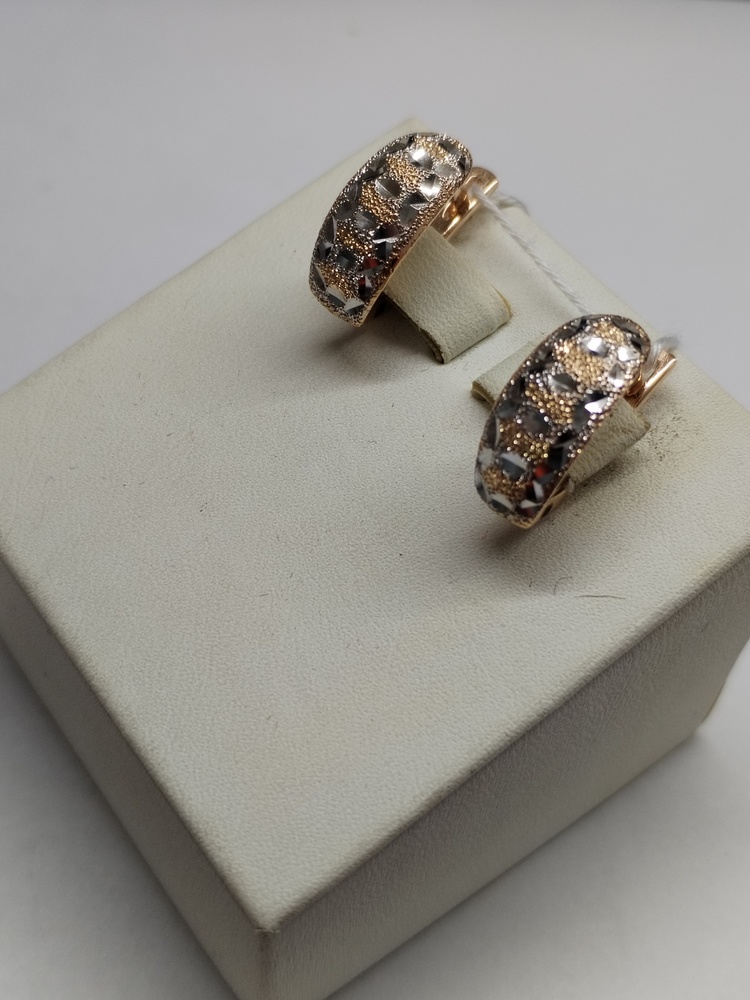 СЕРЬГИ БЕЗ КАМНЯ (Au 585)