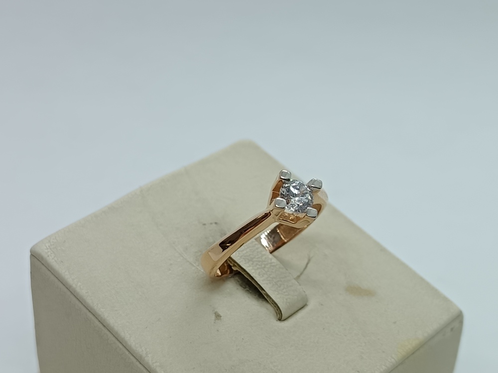 КОЛЬЦО С КАМНЕМ (Au 585)