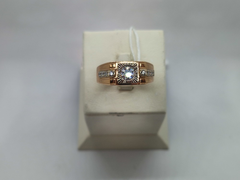 ПЕЧАТКА С КАМНЯМИ (Au 585)