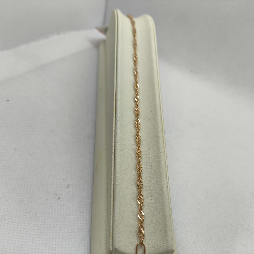 БРАСЛЕТ ПОЛНОВЕСНЫЙ Сингапур Au 585