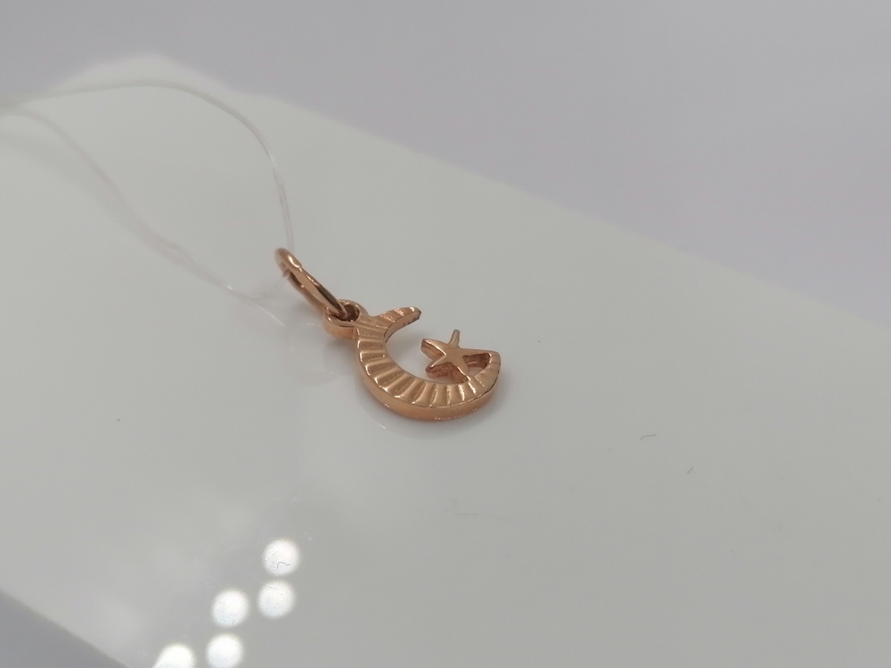 ПОДВЕСКА ПОЛУМЕСЯЦ без камня (Au 585)