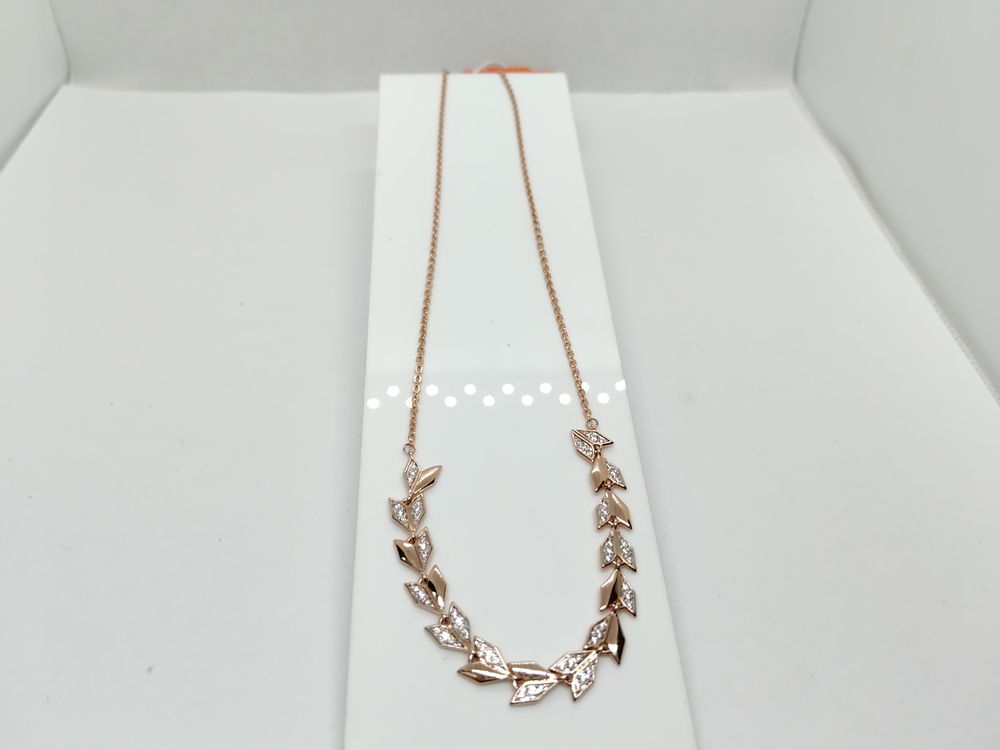 КОЛЬЕ С КАМНЯМИ Au 585