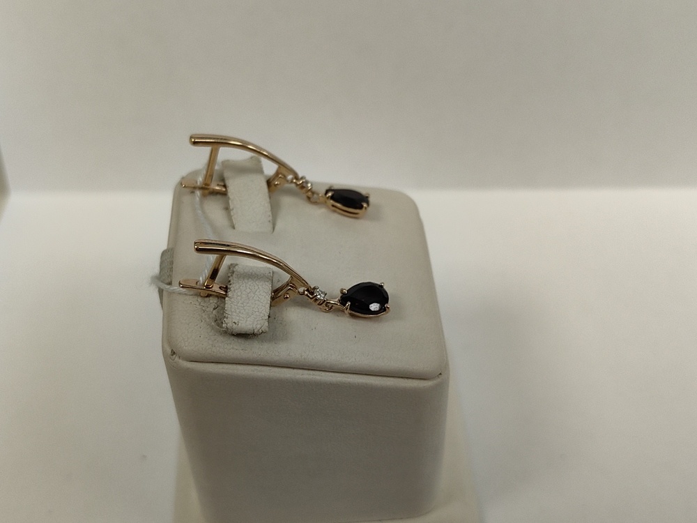 СЕРЬГИ С КАМНЯМИ (Au 585)