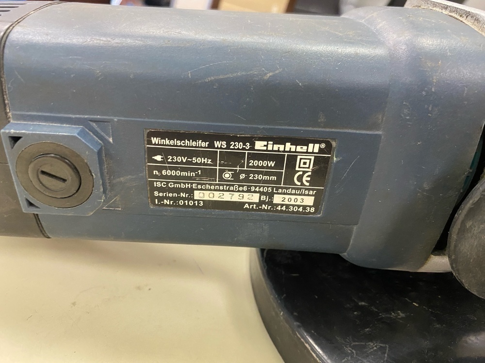 Угловая шлифмашина Einhell BWS 230-3