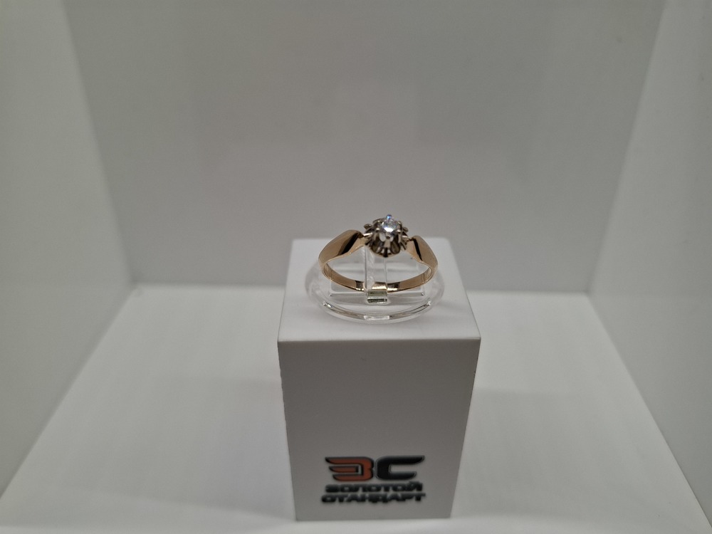 КОЛКМ585 КОЛЬЦО С КАМНЕМ (Au 585)