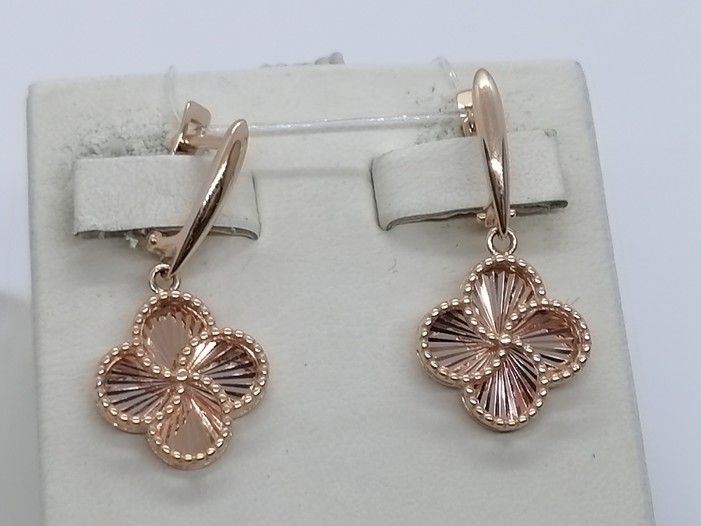 СЕРЬГИ БЕЗ КАМНЯ (Au 585)