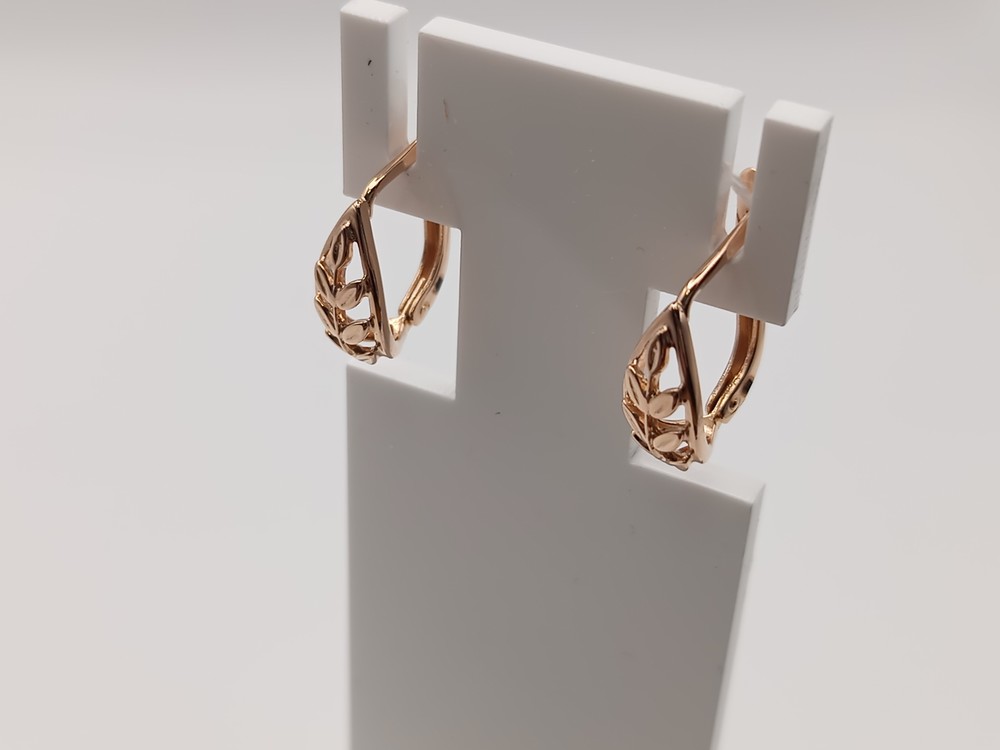 СЕРЬГИ БЕЗ КАМНЯ (Au 585)