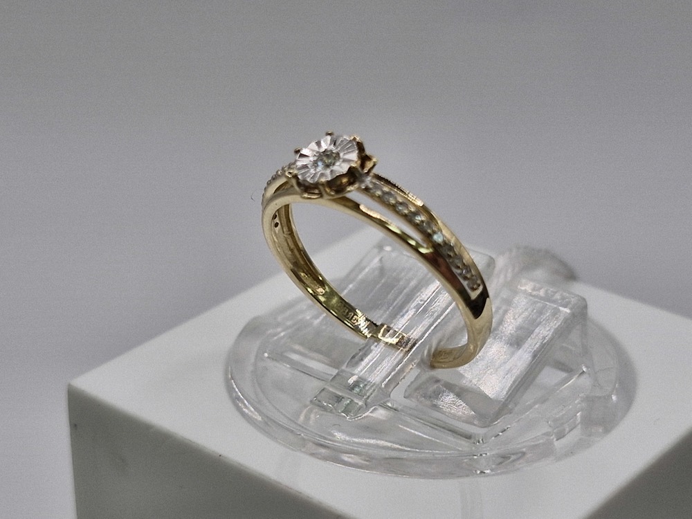 КОЛЬЦО БРИЛЛИАНТ Au 585