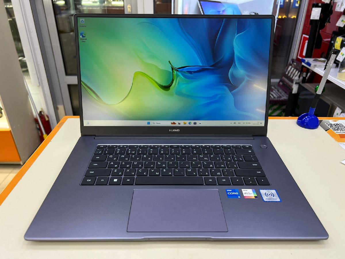 Ноутбук Huawei; Core I5-1155G7, Iris(R) Xe Graphics, 8 Гб, 256 Гб, Нет