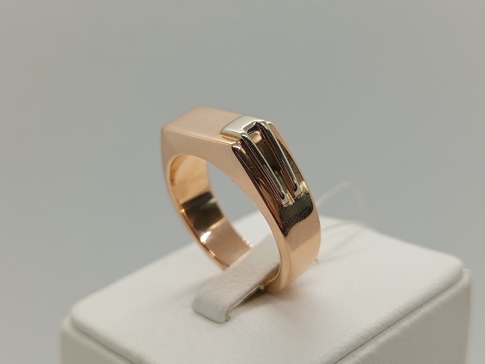 КОЛЬЦО ПЕЧАТКА без камня (Au 585)