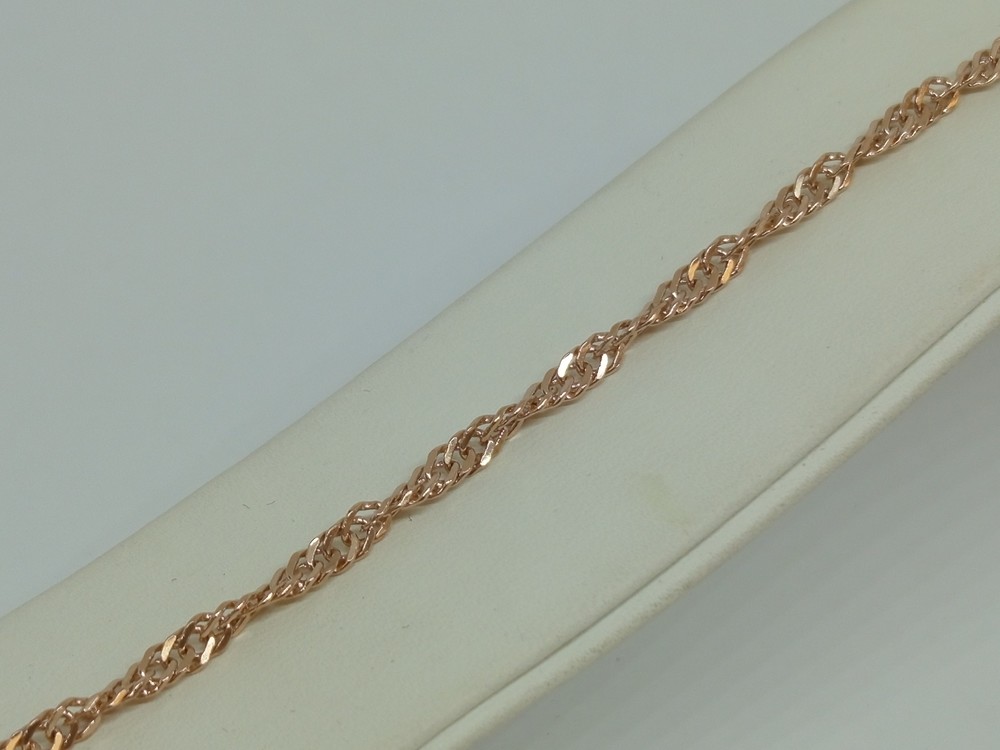 БРАСЛЕТ ПОЛНОВЕСНЫЙ Сингапур Au 585