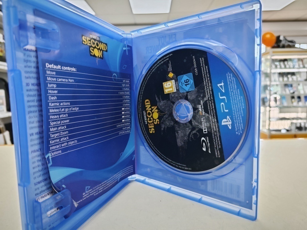 Игра  Playstation 4 inFAMOUS Второй Сын