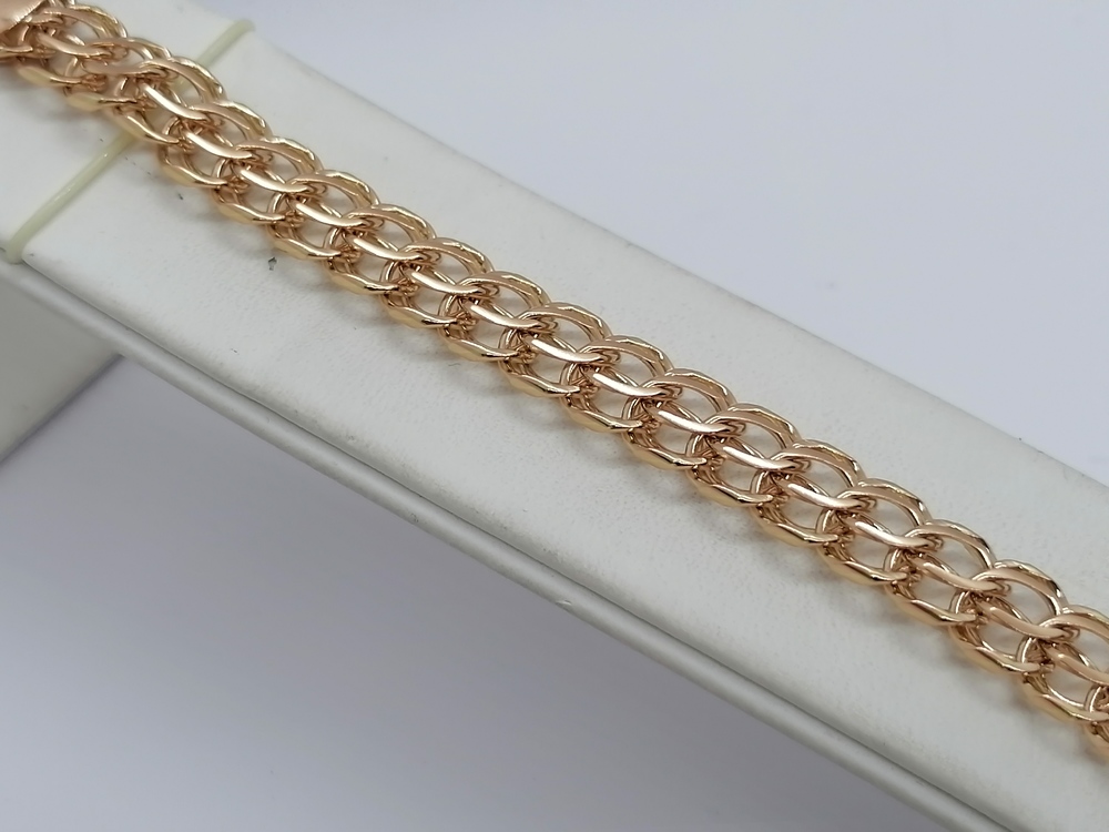 БРАСЛЕТ ПОЛНОВЕСНЫЙ Итальянка Au 585