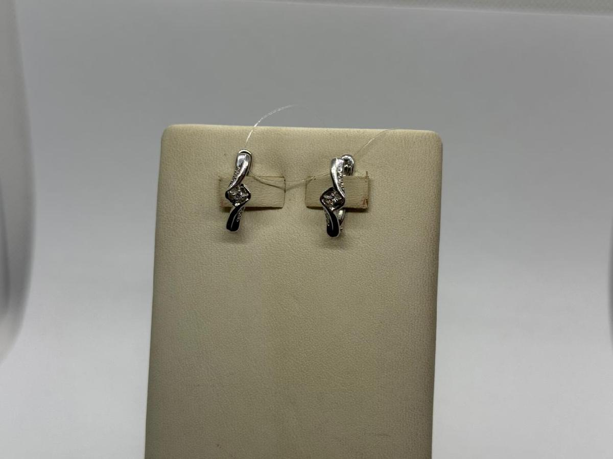 СЕРЬГИ БРИЛЛИАНТ (Ag 925)