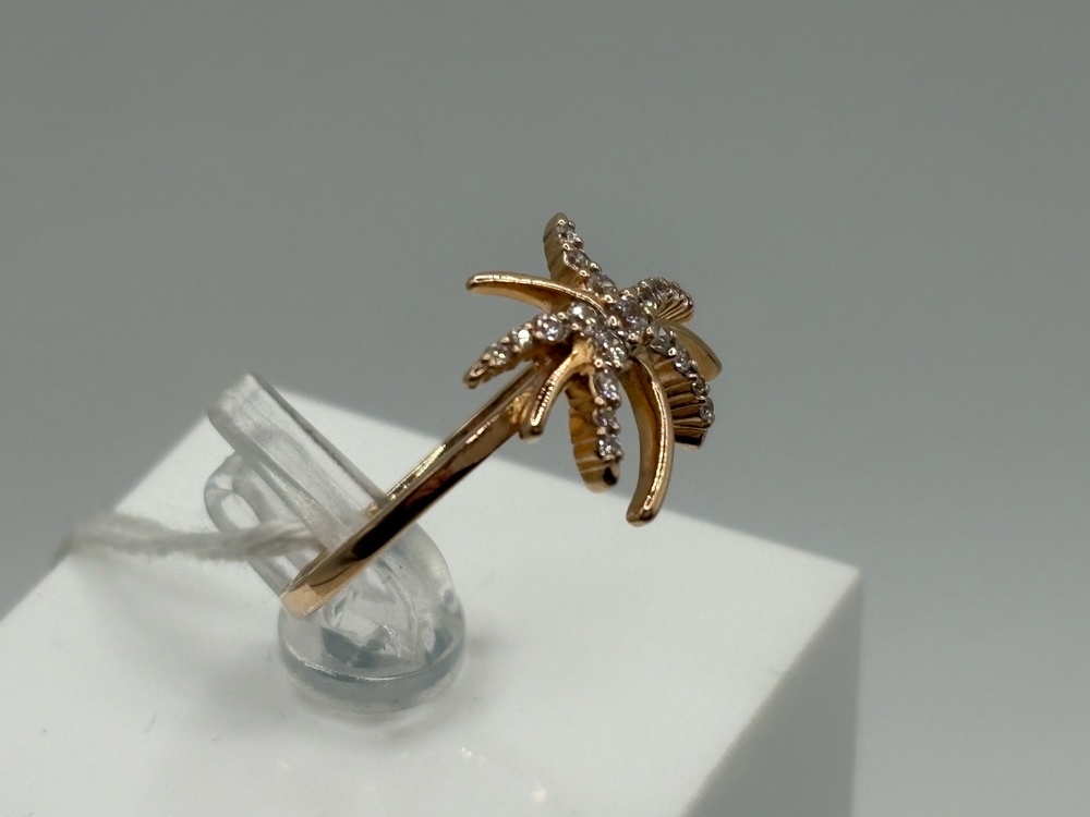 КОЛКМИ585 КОЛЬЦО С КАМНЯМИ (Au 585)