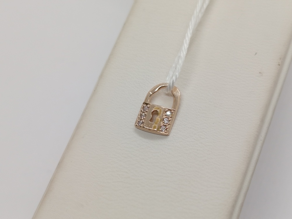 ПОДКМИ585 ПОДВЕСКА С КАМНЯМИ (Au 585)