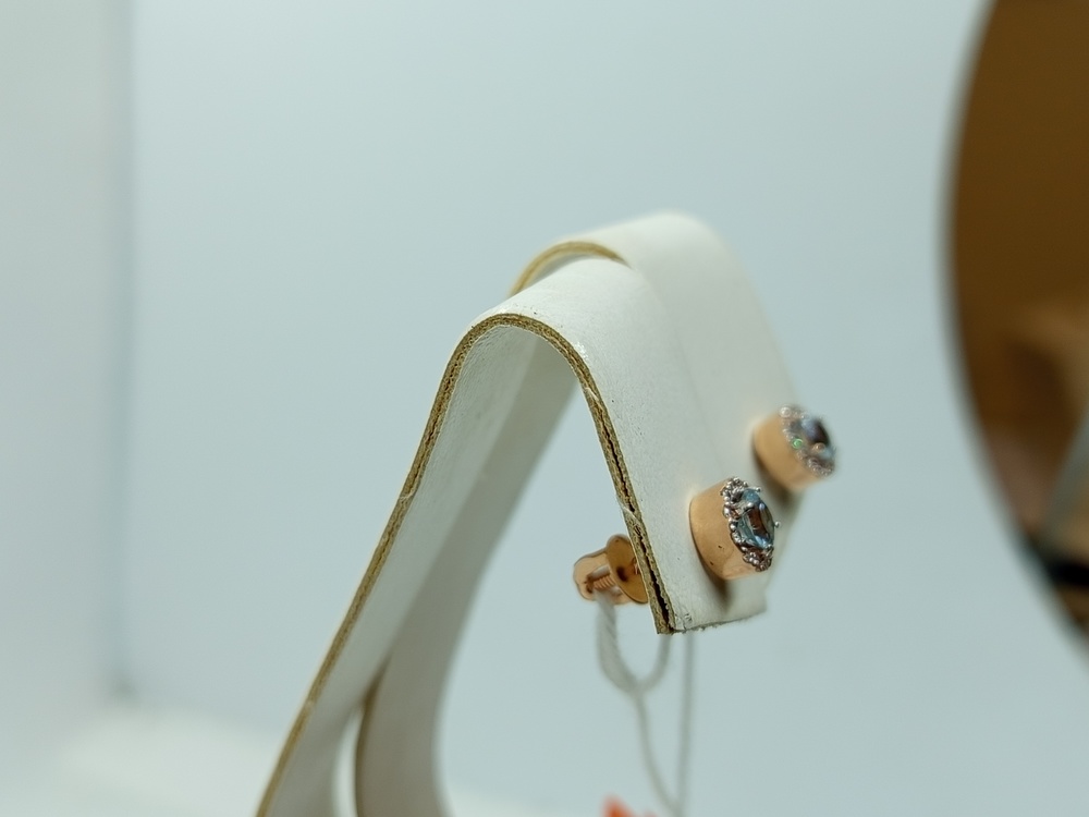 СПУС585 СЕРЬГИ ПУСЕТЫ (Au 585)