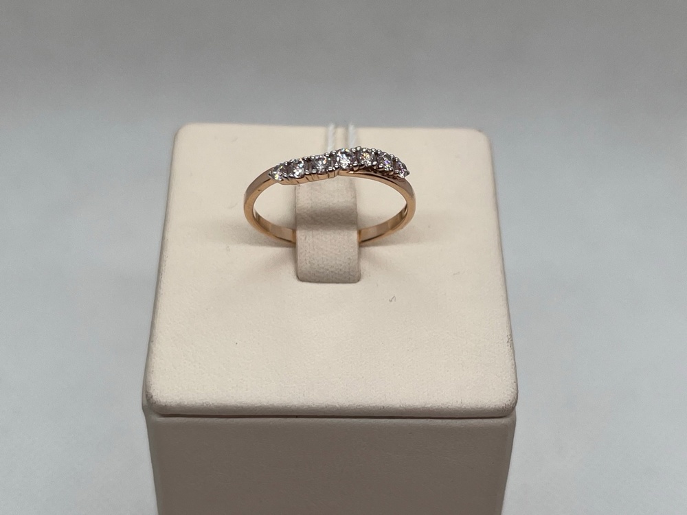 КОЛКМИ585 КОЛЬЦО С КАМНЯМИ (Au 585)