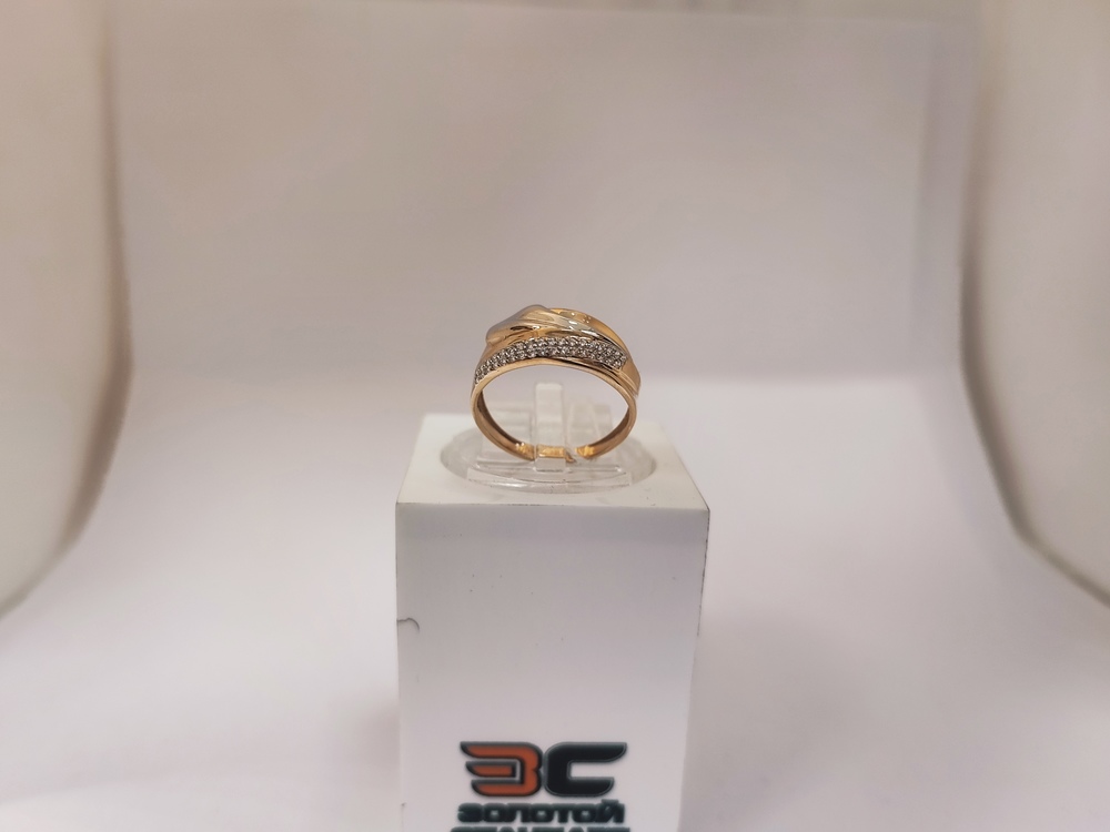 КОЛКМИ585 КОЛЬЦО С КАМНЯМИ (Au 585)