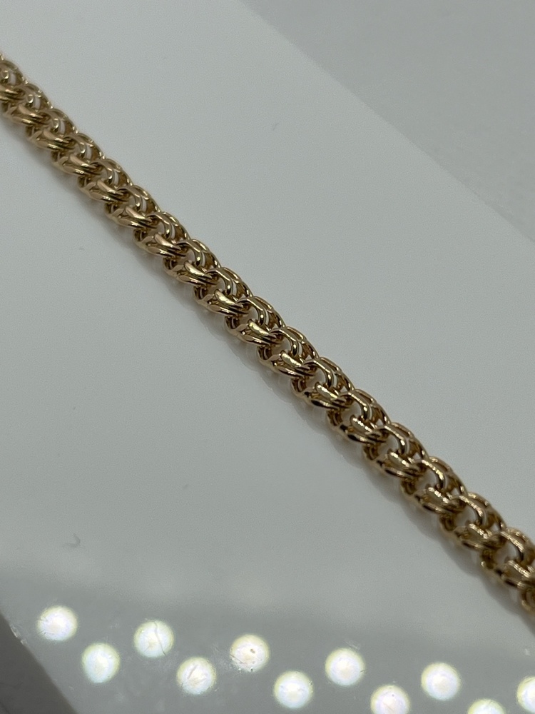 БЛБ585 БРАСЛЕТ ПОЛНОВЕСНЫЙ Бисмарк (Au 585)