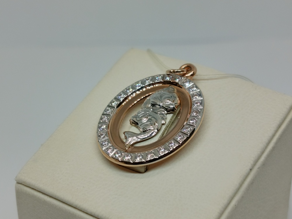 ПОДВЕСКА ЗНАК ЗОДИАКА РЫБЫ (Au 585)