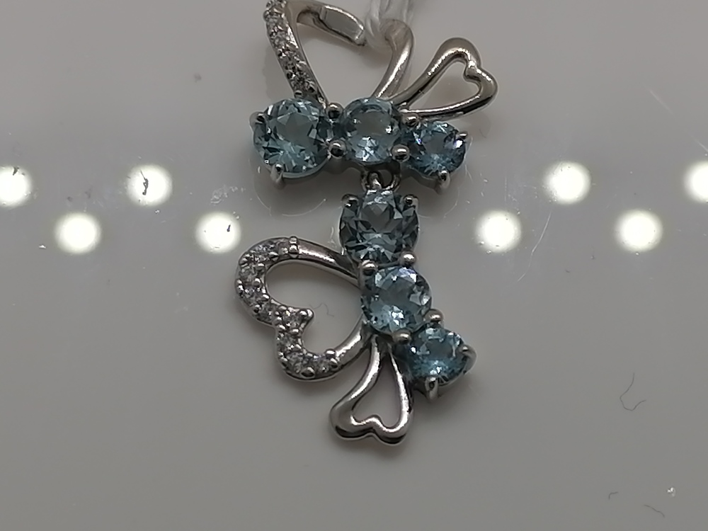 ПОДКМИ585 ПОДВЕСКА С КАМНЯМИ (Au 585)