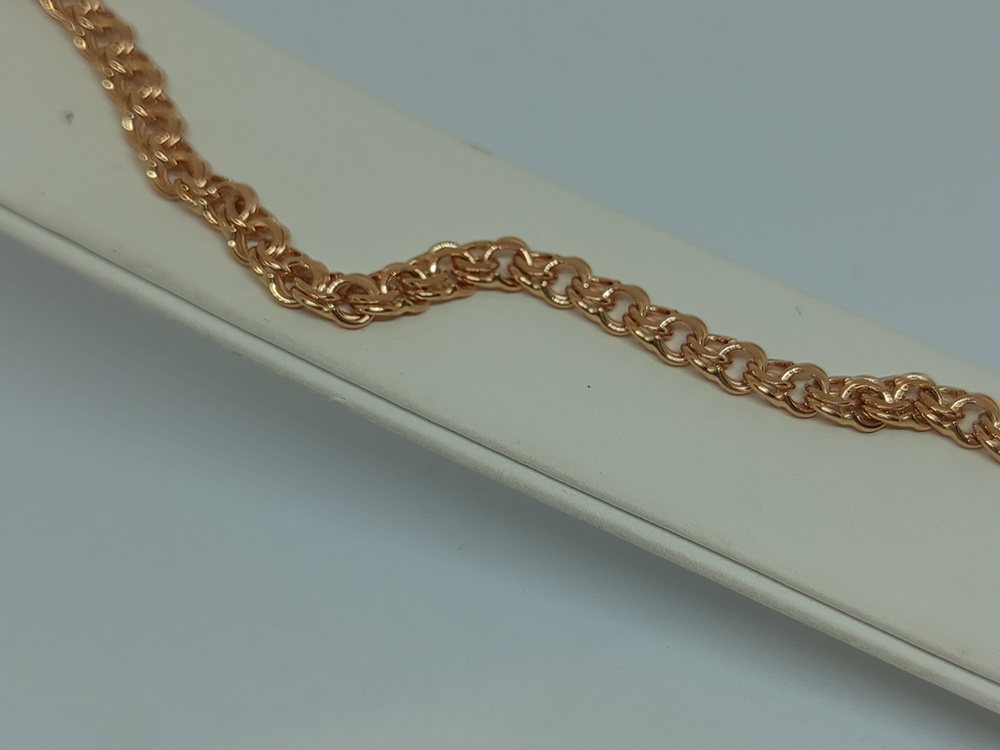 БЛБ585 БРАСЛЕТ ПОЛНОВЕСНЫЙ Бисмарк (Au 585)