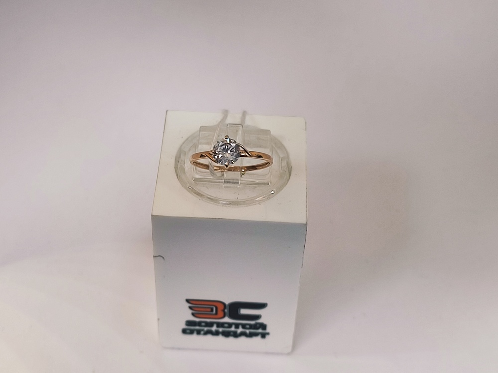 КОЛКМ585 КОЛЬЦО С КАМНЕМ (Au 585)