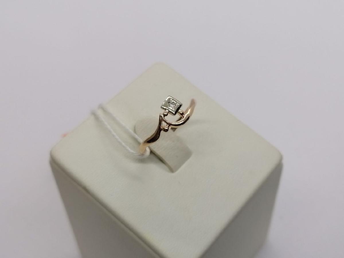 КОЛКМ585 КОЛЬЦО С КАМНЕМ (Au 585) КОЛКМ585 КОЛЬЦО С КАМНЕМ (Au 585)