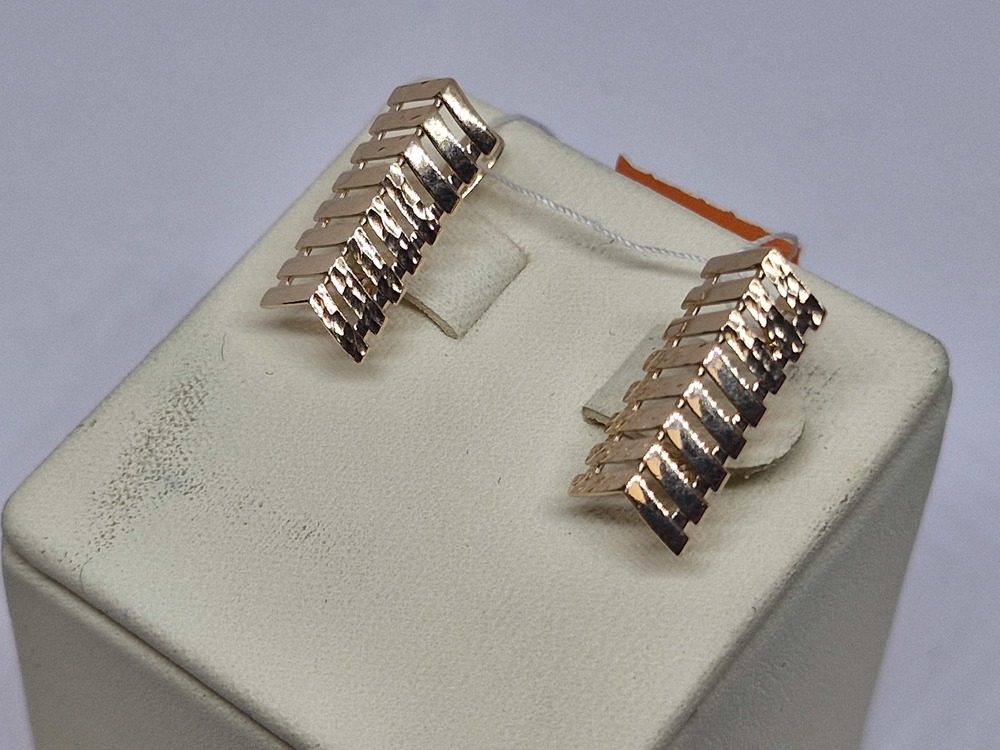 СЕРЬГИ БЕЗ КАМНЯ (Au 585)