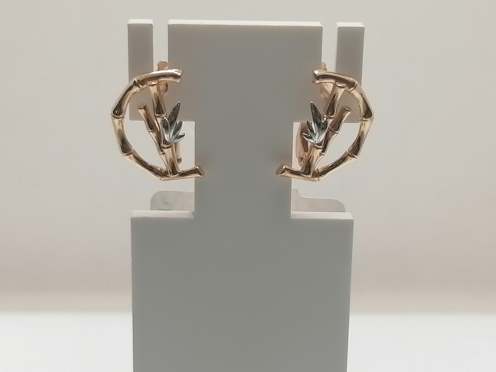 СЕРЬГИ БЕЗ КАМНЯ (Au 585)