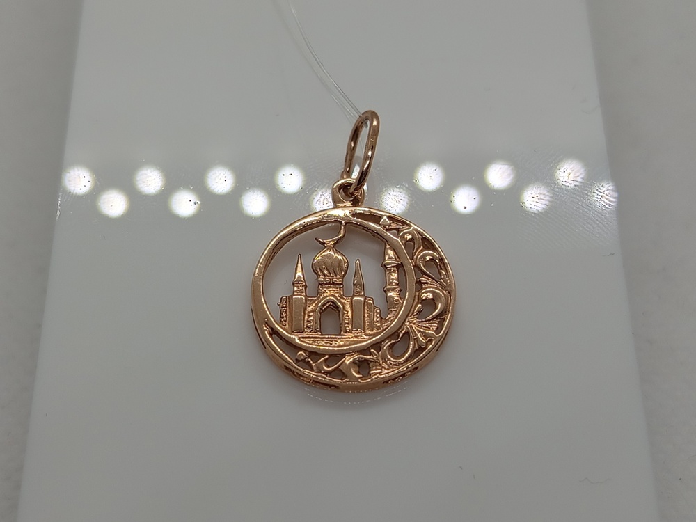 ПОДВЕСКА МЕЧЕТЬ без камня (Au 585)