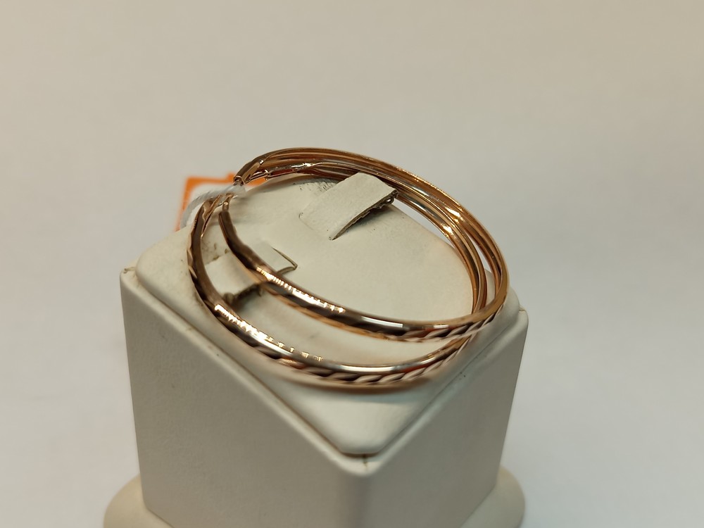 СКОН585 СЕРЬГИ КОНГО (Au 585)