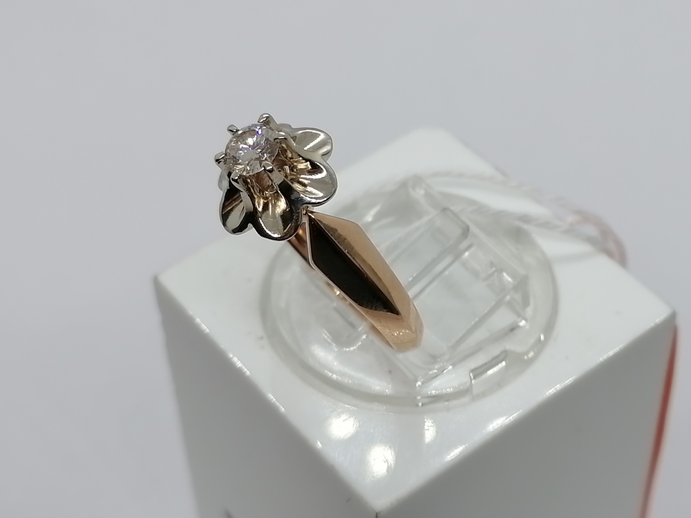 КОЛЬЦО БРИЛЛИАНТ Au 583