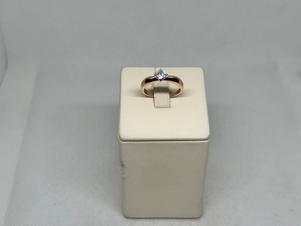 009821-1102 КОЛЬЦО С КАМНЕМ (Au 585)