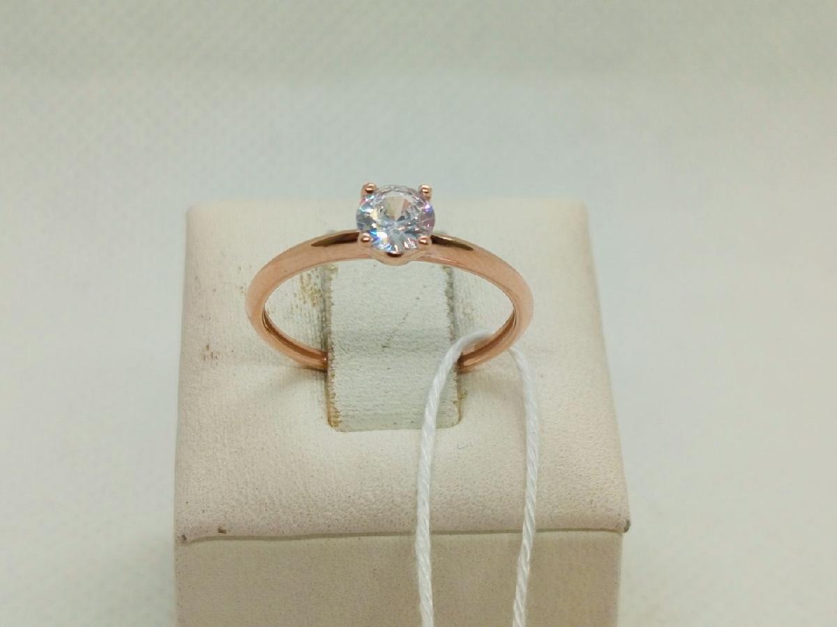 КОЛКМ585 КОЛЬЦО С КАМНЕМ (Au 585)