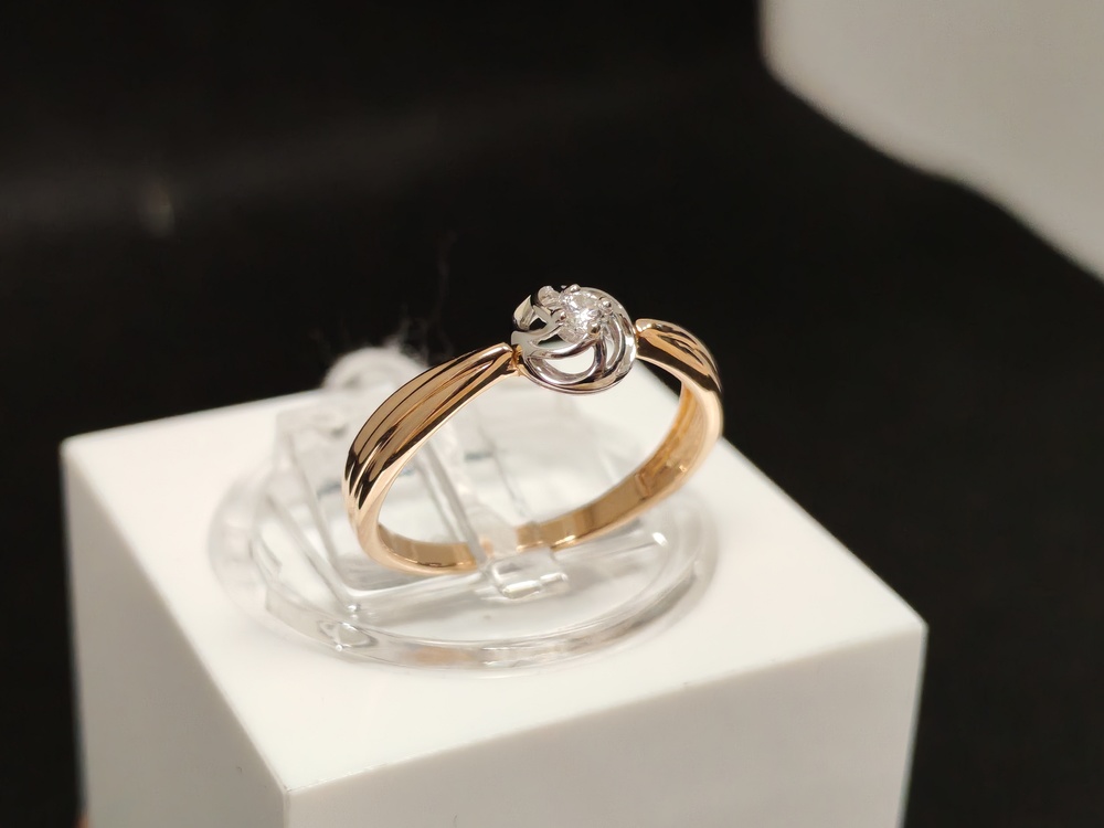 КОЛЬЦО БРИЛЛИАНТ Au 585