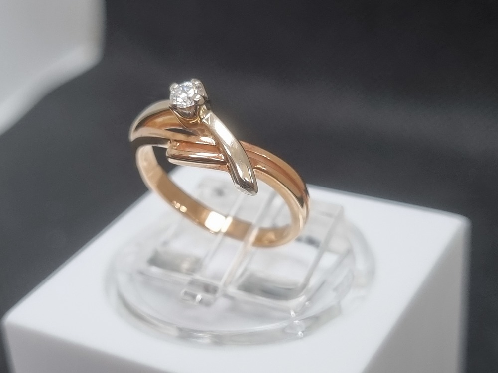 КОЛЬЦО БРИЛЛИАНТ Au 585