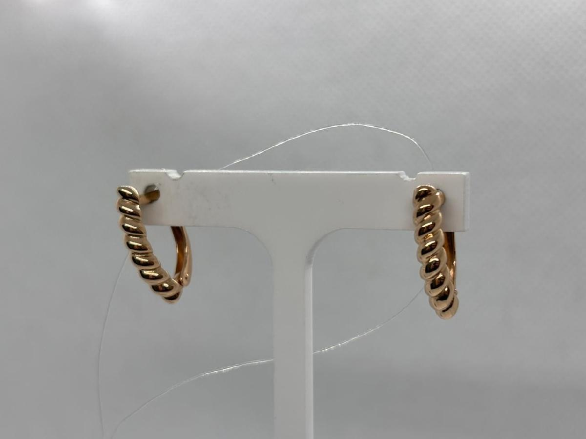 СЕРЬГИ БЕЗ КАМНЯ (Au 585)