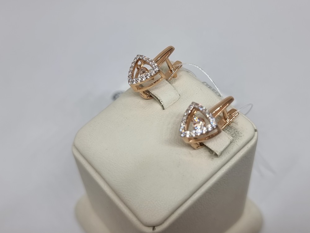 СЕРЬГИ С КАМНЯМИ (Au 585)