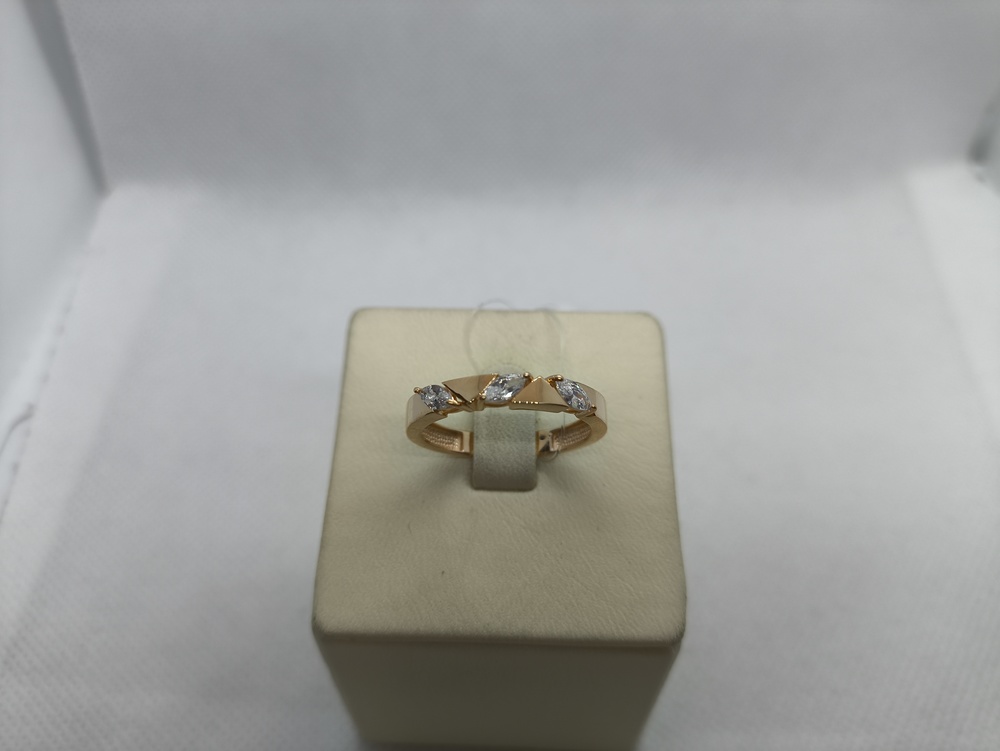 КОЛЬЦО С КАМНЯМИ (Au 585)