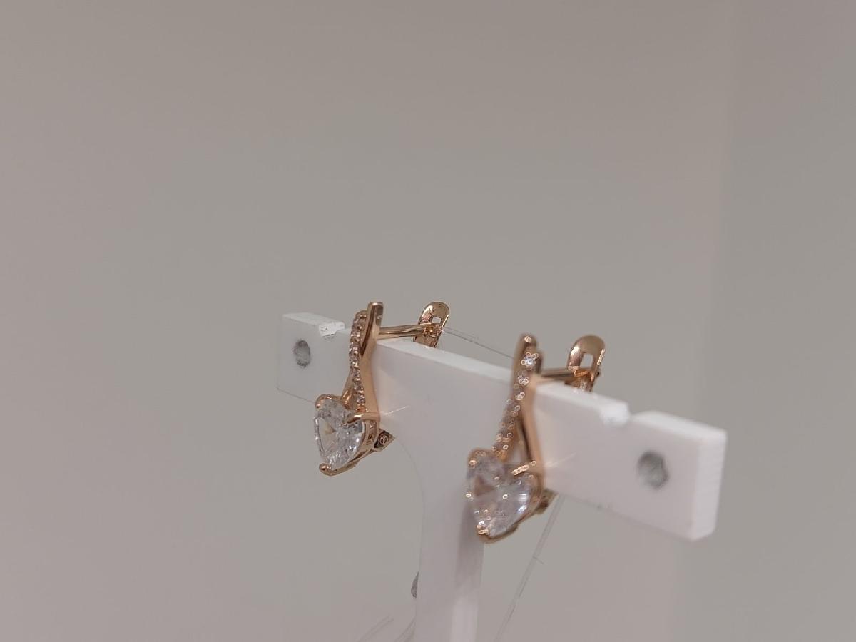 СЕРЬГИ С КАМНЯМИ (Au 585)