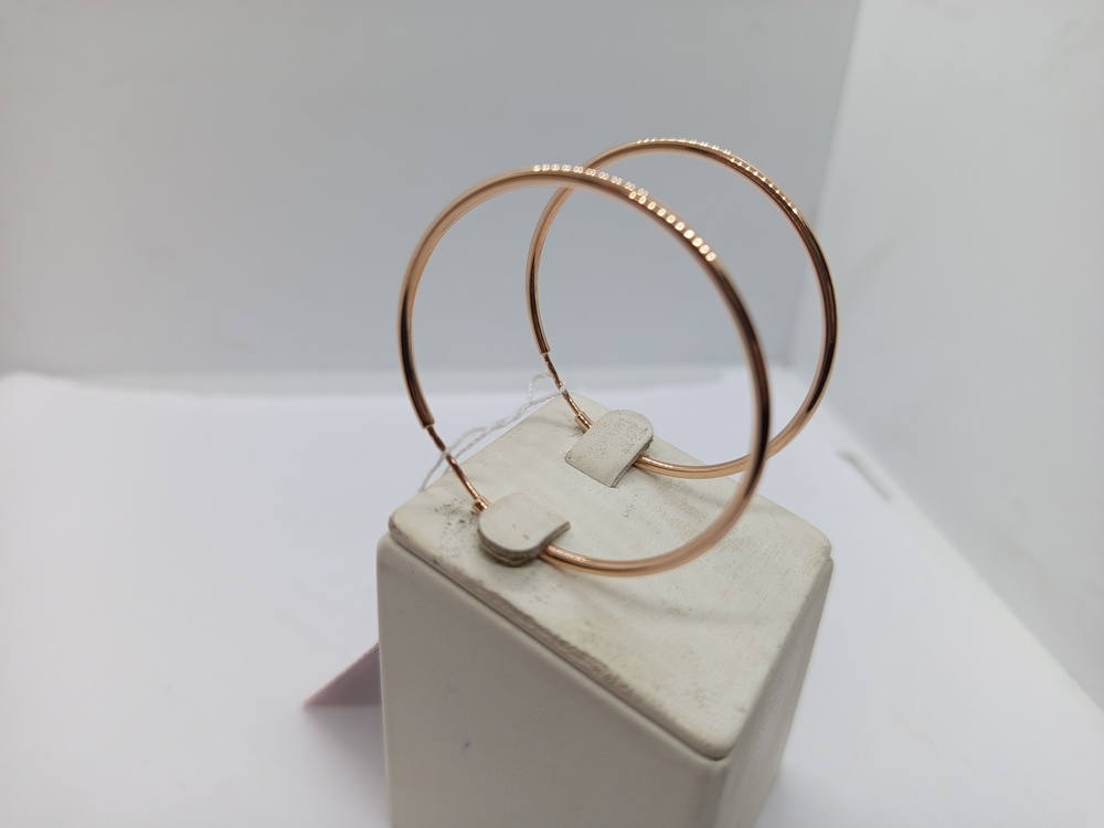 СЕРЬГИ КОНГО без камня (Au 585)