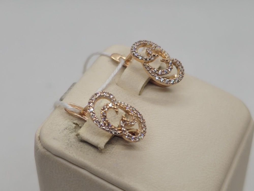 СЕРЬГИ С КАМНЯМИ (Au 585)