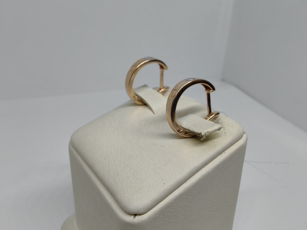 СЕРЬГИ С КАМНЕМ (Au 585)