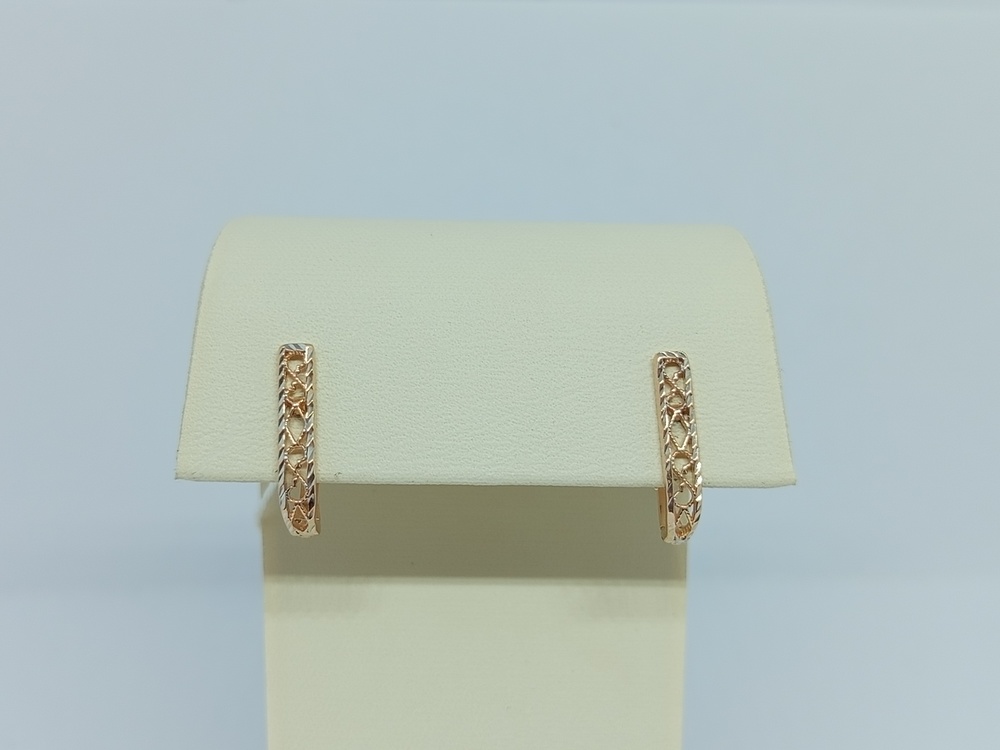 СБКМ585 СЕРЬГИ БЕЗ КАМНЯ (Au 585) СБКМ585 СЕРЬГИ БЕЗ КАМНЯ (Au 585)