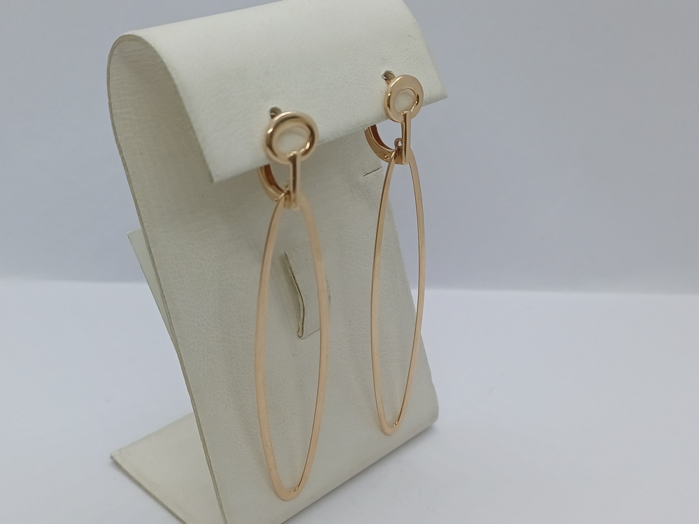 СЕРЬГИ БЕЗ КАМНЯ (Au 585)